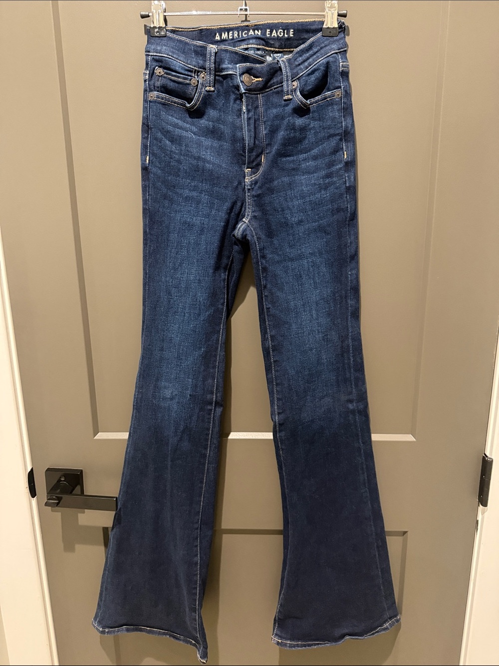 American Eagle Super High Rise Flare Jeans